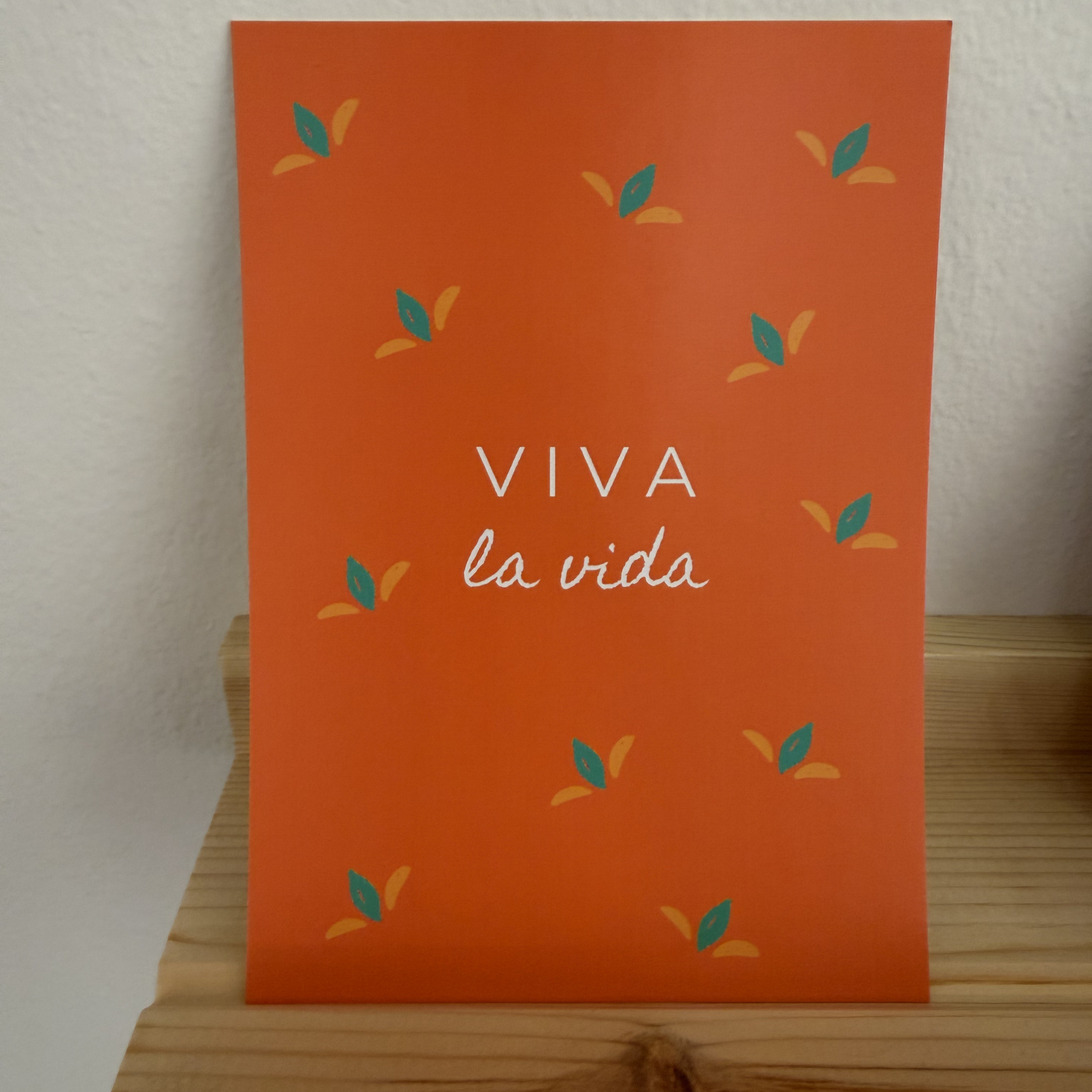 Postkarte Viva la vida