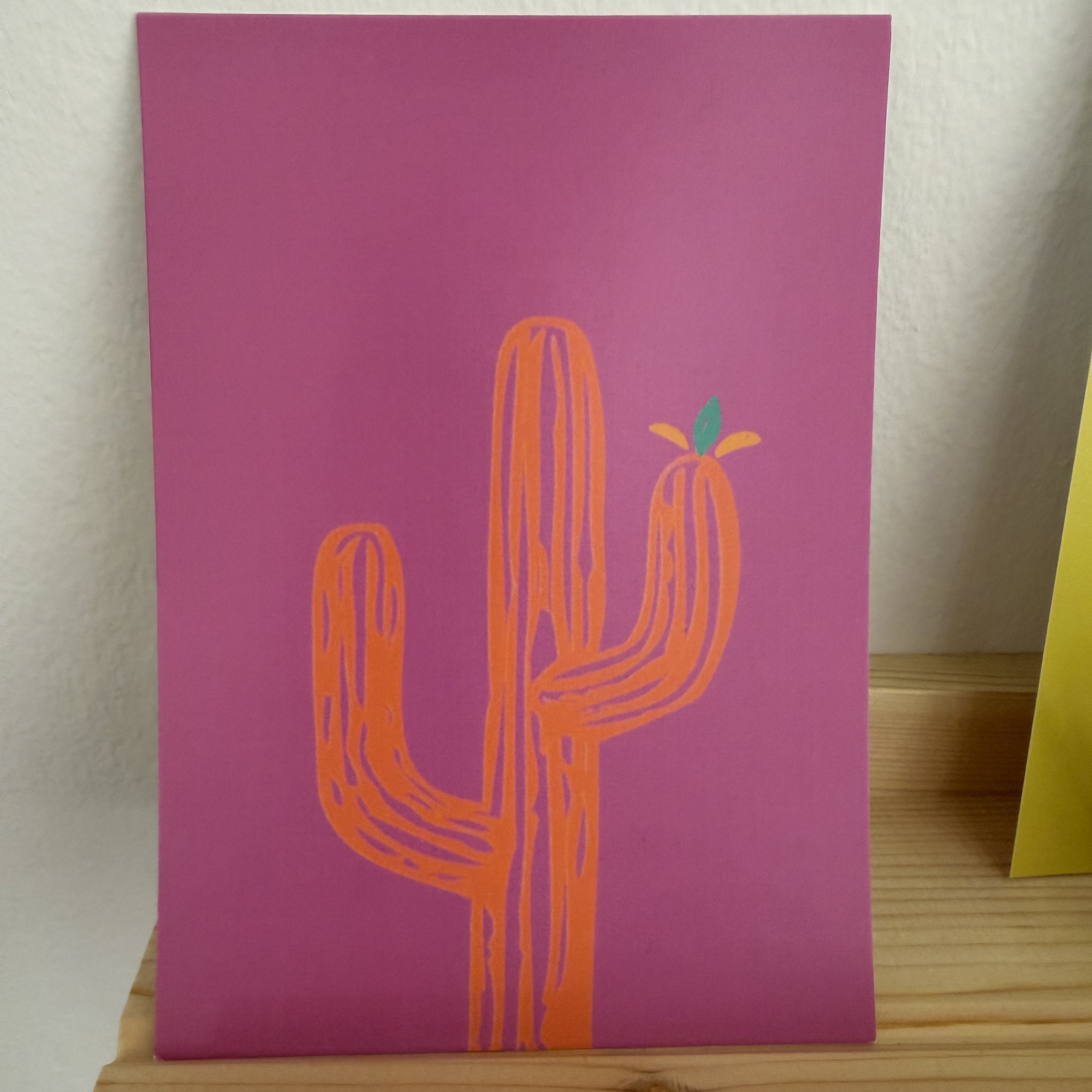 Postkarte Kaktus