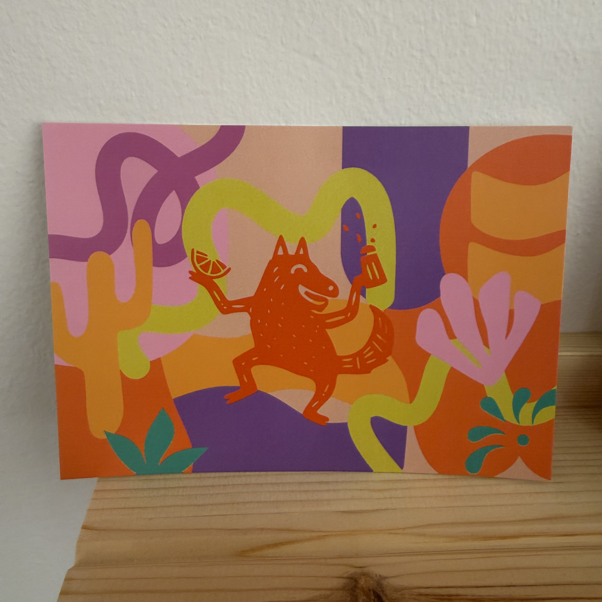 Postkarte Coyote