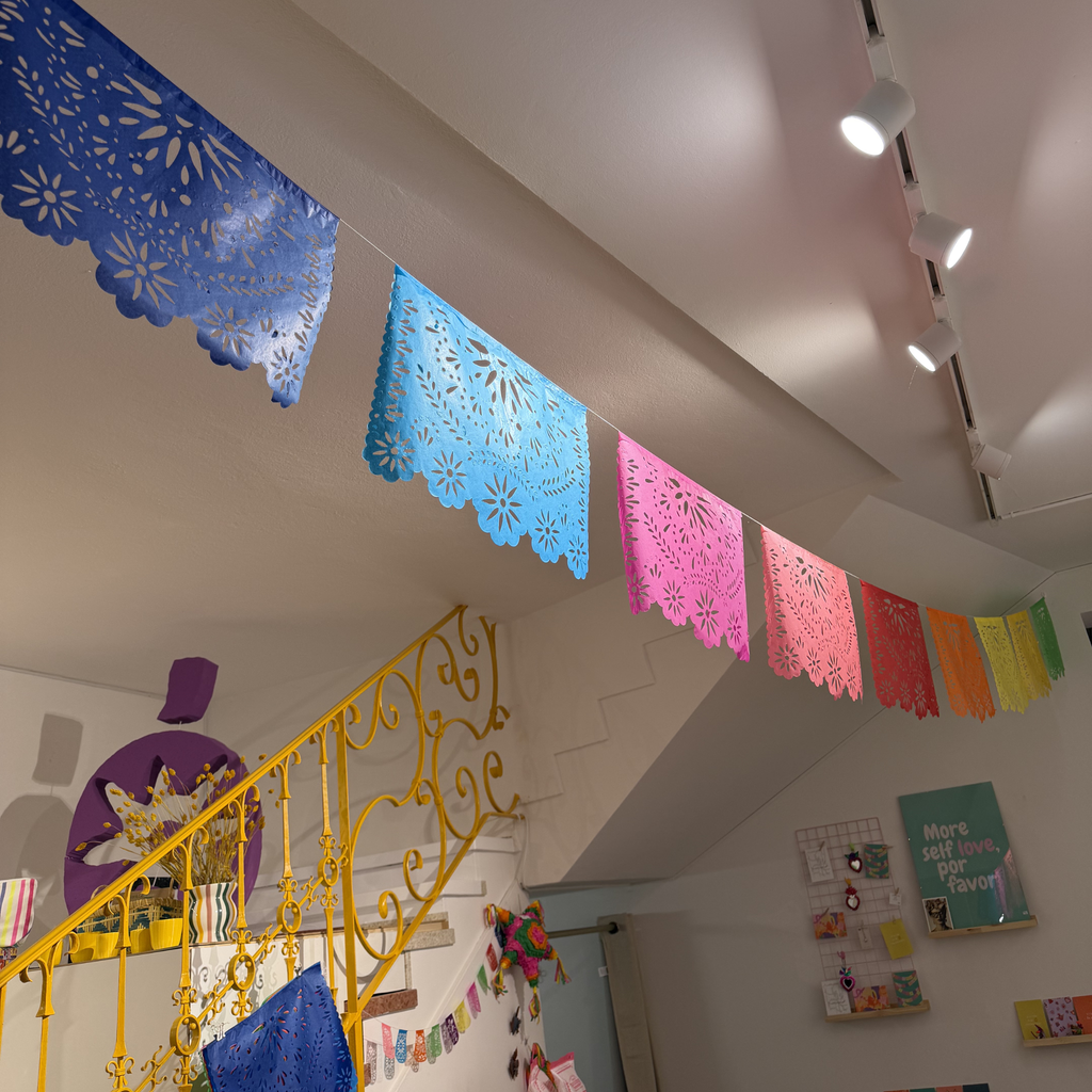 Papel picado en tira 1/2 encanto multi