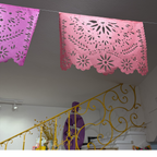 Papel picado en tira 1/2 encanto multi