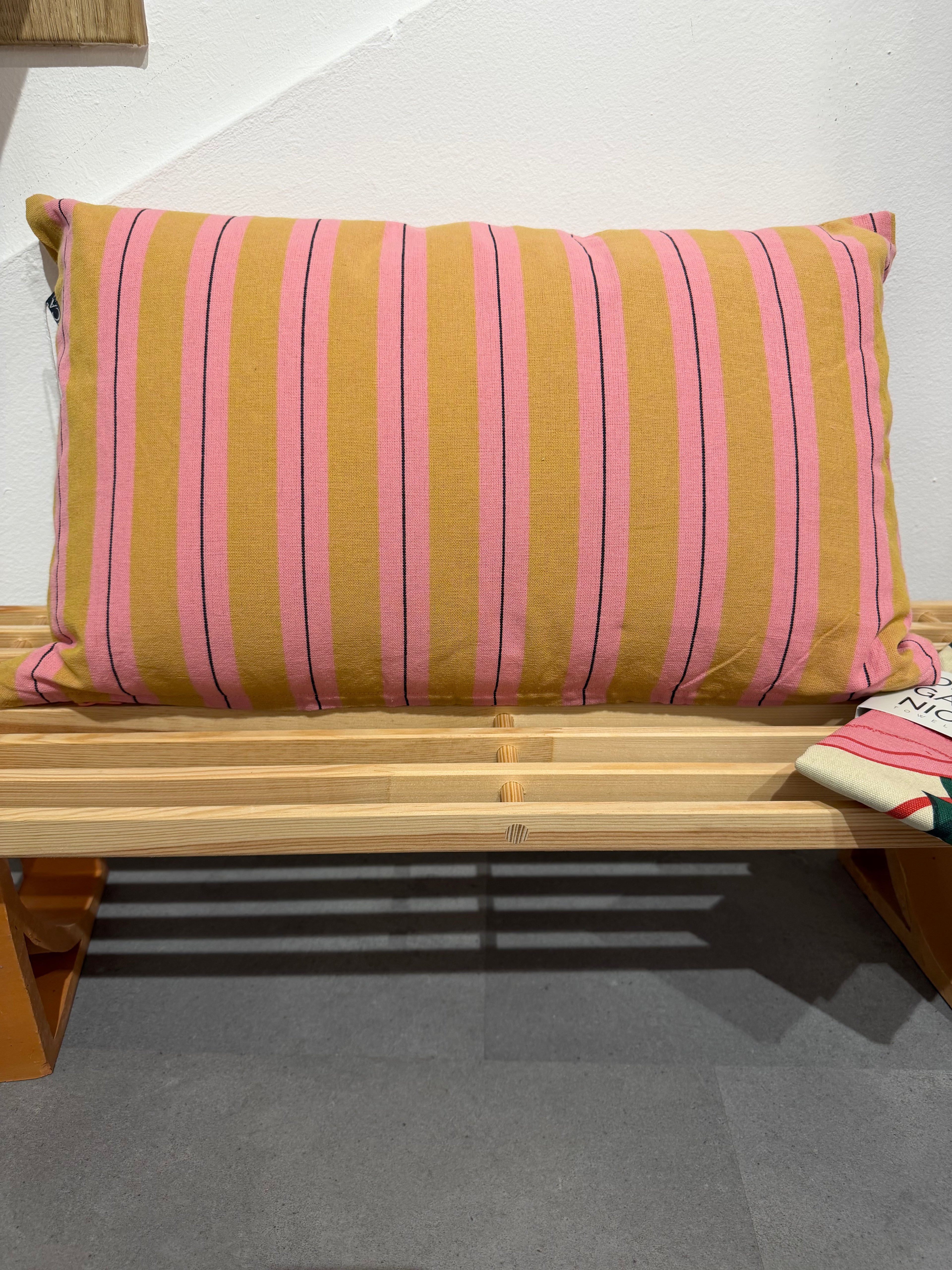 Kissen Rosa/Beige