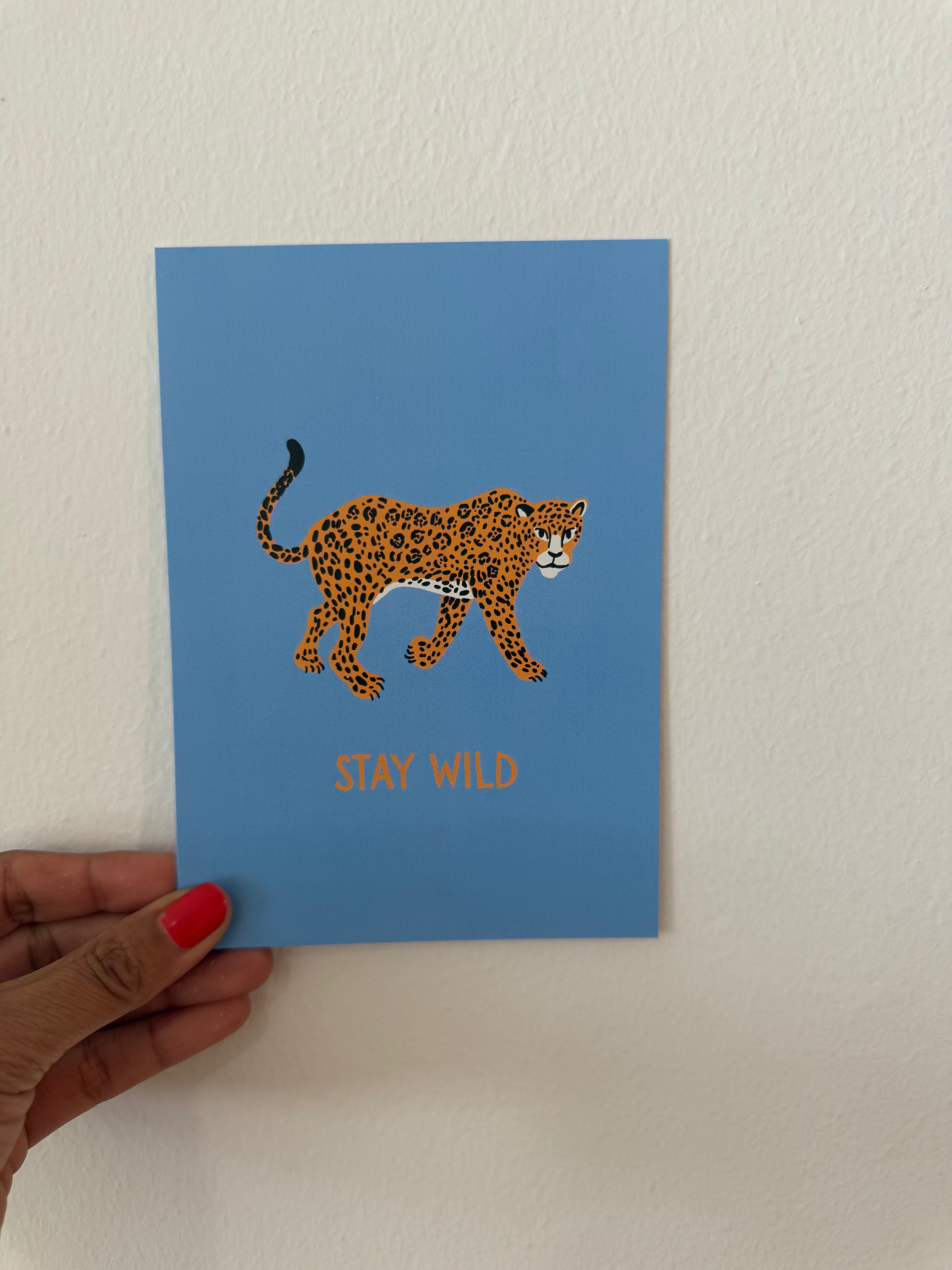 Postkarte Stay Wild